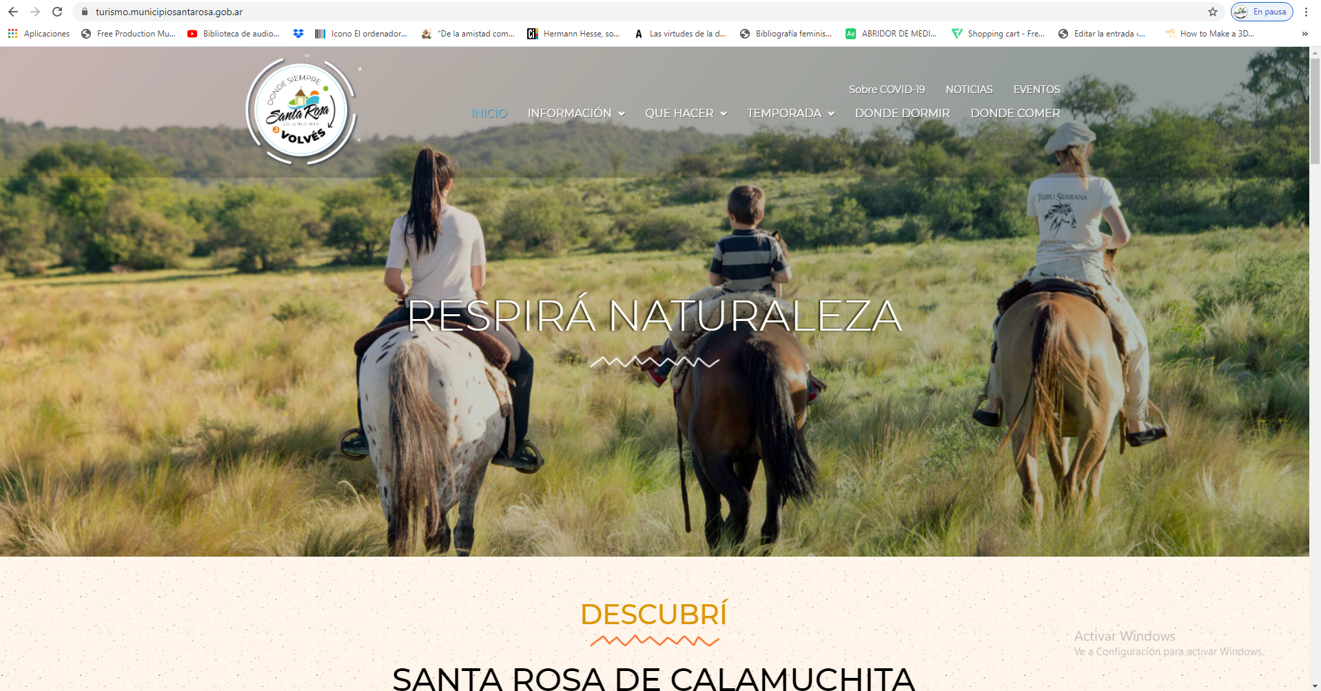 En este momento estás viendo Nueva página web de la Secretaría de Turismo y Cultura.