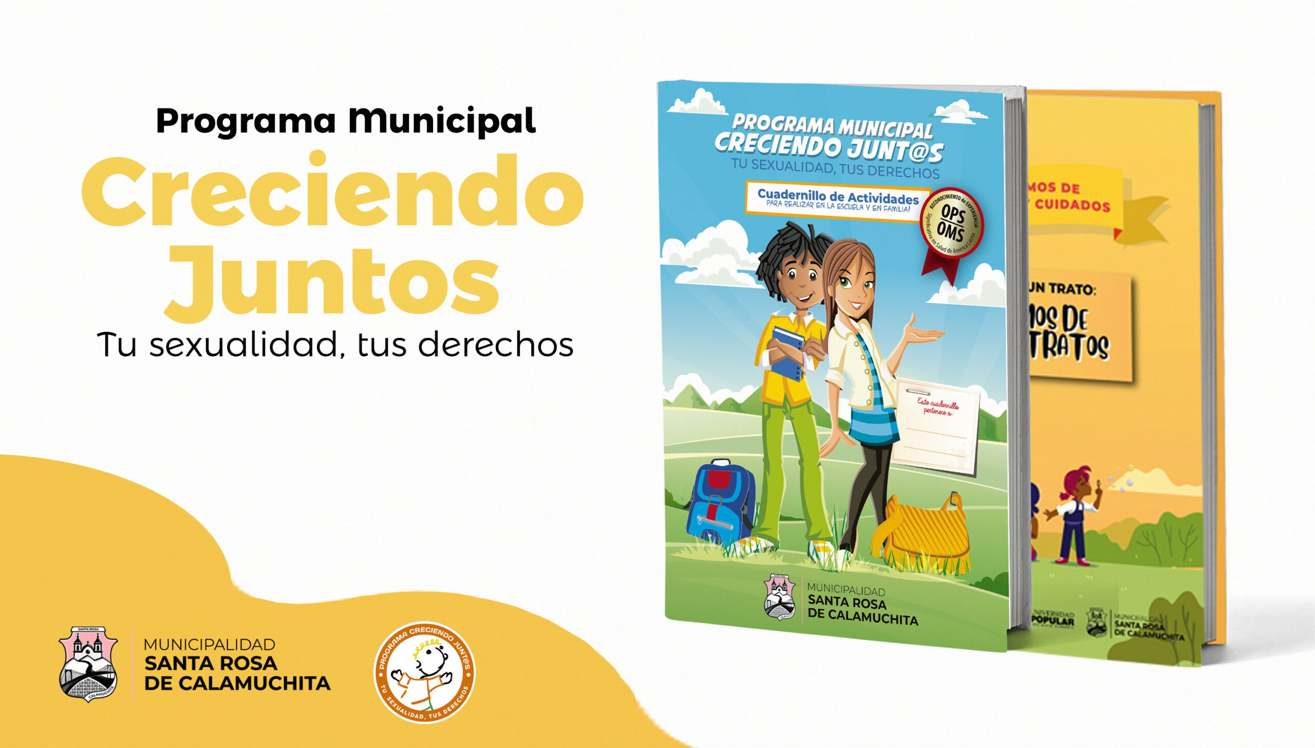 El Programa Municipal «Creciendo Juntos» entregó material digital en las escuelas de la ciudad.
